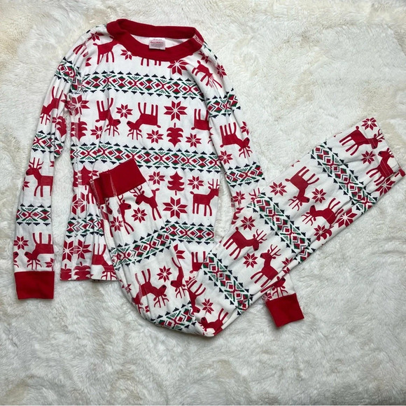 Hanna Andresson Kids Holiday Long John Pajama Set - Picture 3 of 10